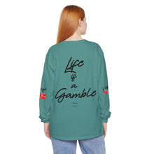 Load image into Gallery viewer, VINTAGE LIFE IS A GAMBLE (UNISEX) BLACK INK