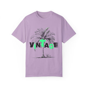 VINTAGE PALM TREE BLACK AND MINT