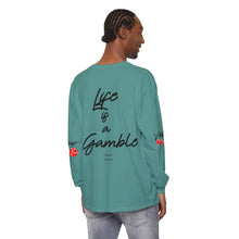 Load image into Gallery viewer, VINTAGE LIFE IS A GAMBLE (UNISEX) BLACK INK