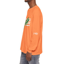 Load image into Gallery viewer, VINTAGE STARS AND STRIPES LONG SLEEVE (UNISEX) GREEN AND WHITE INK