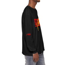 Load image into Gallery viewer, VINTAGE STARS AND STRIPES LONG SLEEVE (UNISEX) RED AND GOLD INK