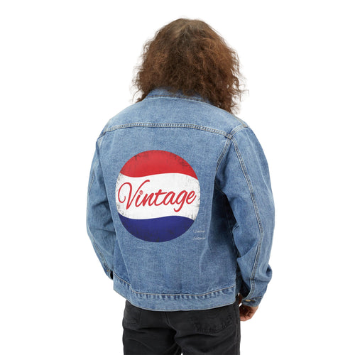 VINTAGE TASTE FOR LIFE DENIM JACKET (UNISEX)