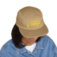 Load image into Gallery viewer, VINTAGE 5 PANEL HAT (GOLD) UNISEX