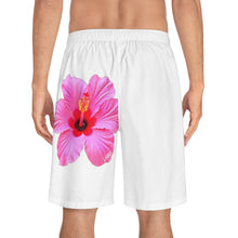 Load image into Gallery viewer, VINTAGE (WELCOME TO BOTANY 101 PINK FLOWER) ON WHITE SHORTS