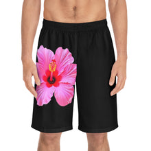 Load image into Gallery viewer, VINTAGE (WELCOME TO BOTANY 101 PINK FLOWER) ON BLACK SHORTS