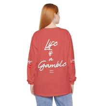 Load image into Gallery viewer, VINTAGE LIFE IS A GAMBLE (UNISEX) WHITE INK