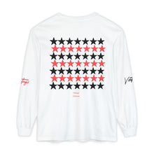 Load image into Gallery viewer, VINTAGE STARS AND STRIPES LONG SLEEVE (UNISEX) INFERRED AND BLACK INK