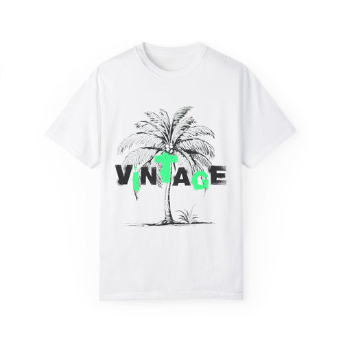 VINTAGE PALM TREE BLACK AND MINT