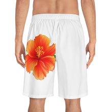 Load image into Gallery viewer, VINTAGE (WELCOME TO BOTANY 101 ORANGE FLOWER) ON WHITE SHORTS
