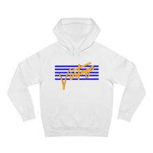 Load image into Gallery viewer, VINTAGE STARS AND STRIPES GOLD AND BLUE (UNISEX) HOODIE