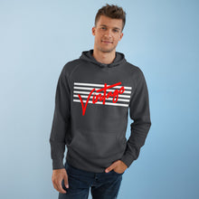 Load image into Gallery viewer, VINTAGE STARS AND STRIPES HOODIE WHITE AND RED