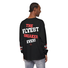 Load image into Gallery viewer, VINTAGE THE FLYEST (UNISEX) LONG SLEEVE TEE WHITE AND INFERED