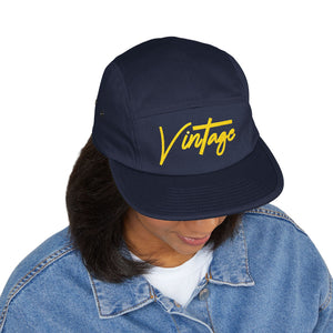 VINTAGE 5 PANEL HAT (GOLD) UNISEX