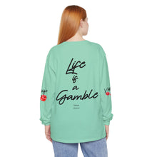 Load image into Gallery viewer, VINTAGE LIFE IS A GAMBLE (UNISEX) BLACK INK