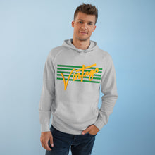 Load image into Gallery viewer, VINTAGE STARS AND STRIPES LEMON LIME HOODIE (UNISEX)