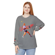 Load image into Gallery viewer, VINTAGE THE FLYEST (UNISEX) LONG SLEEVE TEE BLACK AND INFERED