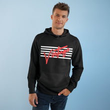 Load image into Gallery viewer, VINTAGE STARS AND STRIPES UNISEX HOODIES (WHITE AND ROSE RED)