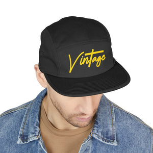 VINTAGE 5 PANEL HAT (GOLD) UNISEX