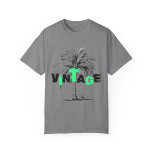 VINTAGE PALM TREE BLACK AND MINT