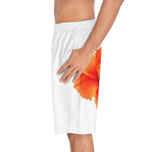 Load image into Gallery viewer, VINTAGE (WELCOME TO BOTANY 101 ORANGE FLOWER) ON WHITE SHORTS