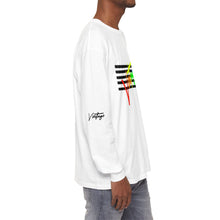 Load image into Gallery viewer, VINTAGE STARS AND STRIPES LONG SLEEVE (UNISEX) ROY G BIV &amp; BLACK INK