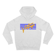 Load image into Gallery viewer, VINTAGE STARS AND STRIPES GOLD AND BLUE (UNISEX) HOODIE