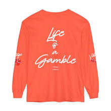 Load image into Gallery viewer, VINTAGE LIFE IS A GAMBLE (UNISEX) WHITE INK