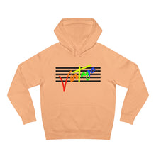 Load image into Gallery viewer, VINTAGE STARS AND STRIPES ROYGBIV (BLACK)