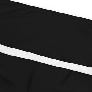 VINTAGE (Plus Size) QUAD COLOR Stretchy leggings (Black)
