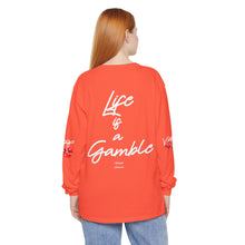 Load image into Gallery viewer, VINTAGE LIFE IS A GAMBLE (UNISEX) WHITE INK