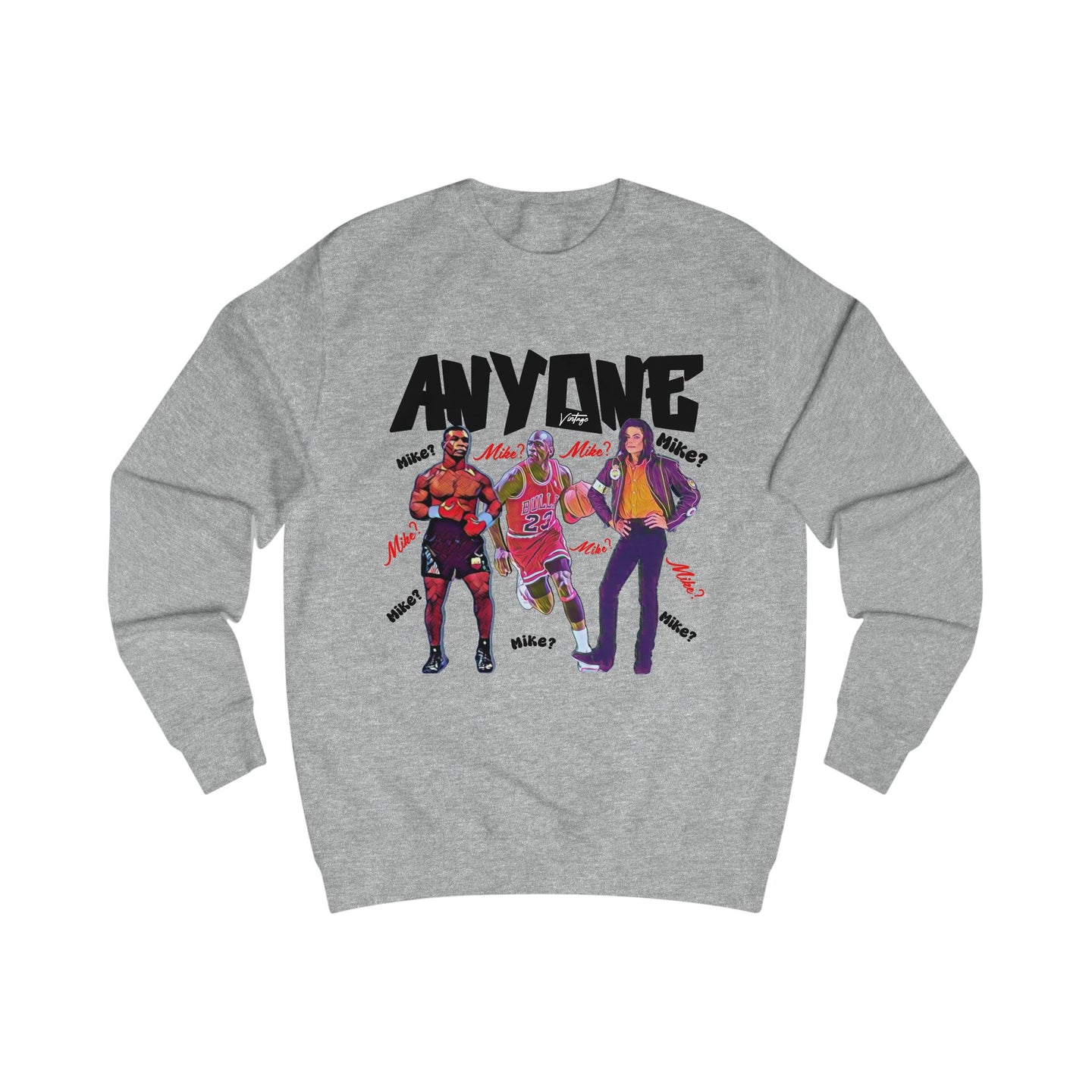 VINTAGE ANYONE (BLACK INK) UNISEX SWEATSHIRT