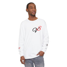 Load image into Gallery viewer, VINTAGE STAY P&amp;C LONG SLEEVE TEE BLACK AND INFERED (UNISEX)
