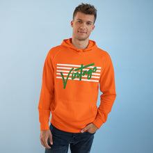 Load image into Gallery viewer, VINTAGE STARS AND STRIPES WHITE AND GREEN HOODIE (UNISEX)