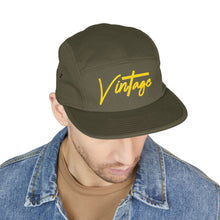 Load image into Gallery viewer, VINTAGE 5 PANEL HAT (GOLD) UNISEX
