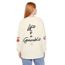 Load image into Gallery viewer, VINTAGE LIFE IS A GAMBLE (UNISEX) BLACK INK