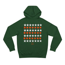 Load image into Gallery viewer, VINTAGE STARS AND STRIPES HOODIE (UNISEX) WHITE AND ORANGE