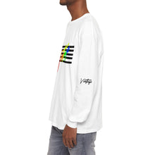 Load image into Gallery viewer, VINTAGE STARS AND STRIPES LONG SLEEVE (UNISEX) ROY G BIV &amp; BLACK INK