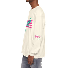 Load image into Gallery viewer, VINTAGE STARS AND STRIPES LONG SLEEVE (UNISEX) SOUTH BEACH INK