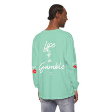 Load image into Gallery viewer, VINTAGE LIFE IS A GAMBLE (UNISEX) WHITE INK