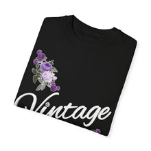 Load image into Gallery viewer, VINTAGE SPRING PUPLE ROSES (WHIITE)