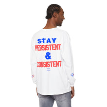 Load image into Gallery viewer, VINTAGE STAY P&amp;C LONG SLEEVE TEE BUBBLE GUM (UNISEX)