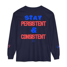 Load image into Gallery viewer, VINTAGE STAY P&amp;C LONG SLEEVE TEE BUBBLE GUM (UNISEX)
