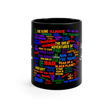 Load image into Gallery viewer, VINTAGE 50 FOR 50 (50 YEARS 50 ALBUMS) 11oz Black Mug