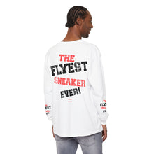 Load image into Gallery viewer, VINTAGE THE FLYEST (UNISEX) LONG SLEEVE TEE BLACK AND INFERED