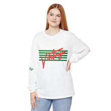 Load image into Gallery viewer, VINTAGE STARS AND STRIPES LONG SLEEVE (UNISEX) WATERMELON INK