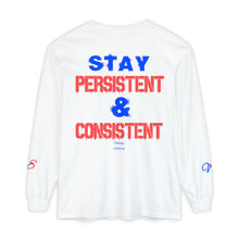 Load image into Gallery viewer, VINTAGE STAY P&amp;C LONG SLEEVE TEE BUBBLE GUM (UNISEX)