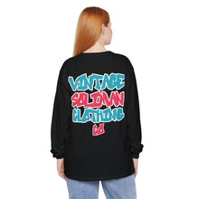 Load image into Gallery viewer, VINTAGE WILD STYLE TEAL AND SOFT PINK LONG SLEEVE