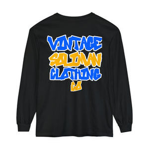 VINTAGE WILD STYLE ROYAL AND GOLD LONG SLEEVE