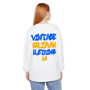 VINTAGE WILD STYLE ROYAL AND GOLD LONG SLEEVE