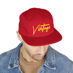 VINTAGE 5 PANEL HAT (GOLD) UNISEX